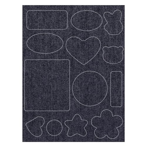 Multifunktionale Flicken zum Aufbügeln Jeans Patches Kleber Reparatur Flicken für Jeans Jacken Kleidung von GMBYLBY