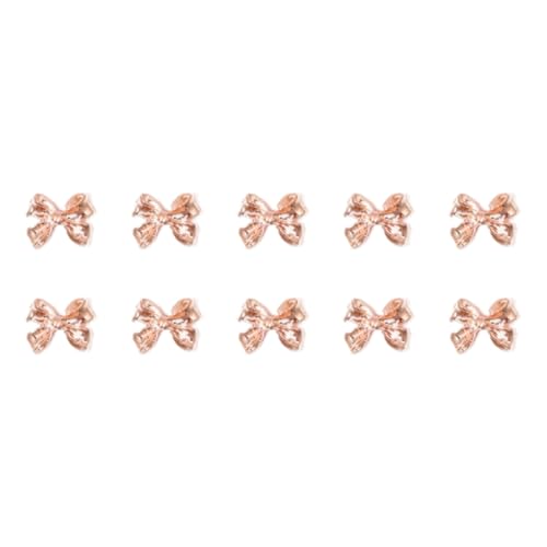 Nails Art Decals Metallnieten, Schleifen-Charm-Schleifen, Juwelen, 10 Stück von GMBYLBY