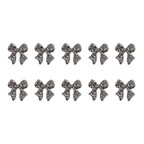 Nails Art Decals Metallnieten, Schleifen-Charm-Schleifen, Juwelen, 10 Stück Nails Art Decals Metallnieten, Schleifen-Charm-Schleifen, Juwelen, 10 Stück von GMBYLBY