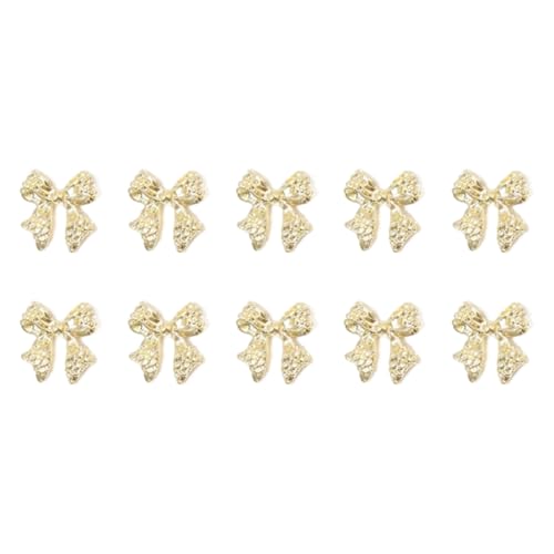 Nails Art Decals Metallnieten, Schleifen-Charm-Schleifen, Juwelen, 10 Stück Nails Art Decals Metallnieten, Schleifen-Charm-Schleifen, Juwelen, 10 Stück von GMBYLBY