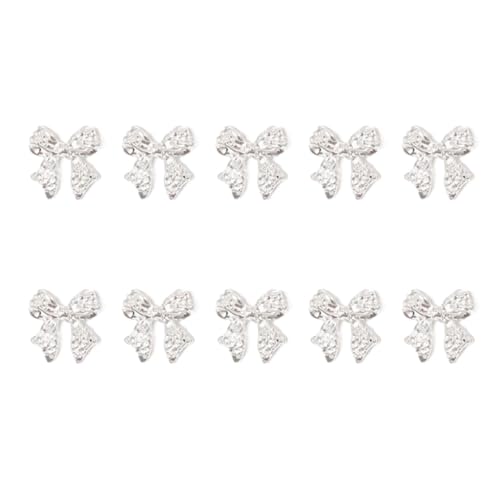 Nails Art Decals Metallnieten, Schleifen-Charm-Schleifen, Juwelen, 10 Stück von GMBYLBY