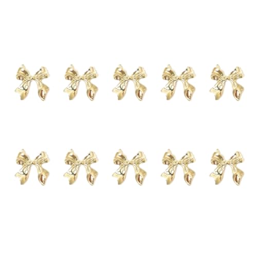 Nails Art Decals Metallnieten, Schleifen-Charm-Schleifen, Juwelen, 10 Stück von GMBYLBY