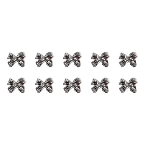 Nails Art Decals Metallnieten, Schleifen-Charm-Schleifen, Juwelen, 10 Stück Nails Art Decals Metallnieten, Schleifen-Charm-Schleifen, Juwelen, 10 Stück von GMBYLBY