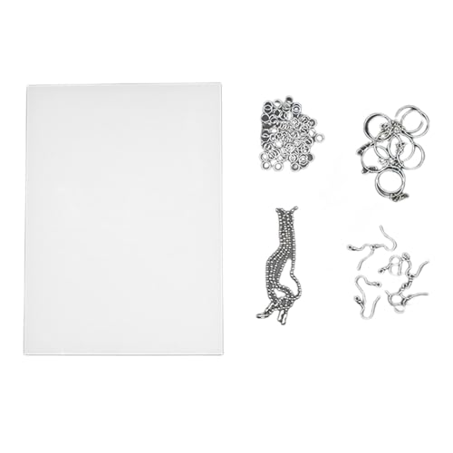Schrumpfblech Set Schmuck Herstellen Set Mit Farbigen Stiften Schlüsselbund Ohrring Haken Loch Für Bastelhandwerk Handgefertigte Kunstzubehör von GMBYLBY