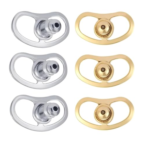 Schwere Ohrringunterstützung 6PCs Gemischte Farbe Tragbare Kupplungen Schmuckzubehör Für Verstärkte Ohrläppchenkomfort Pass von GMBYLBY