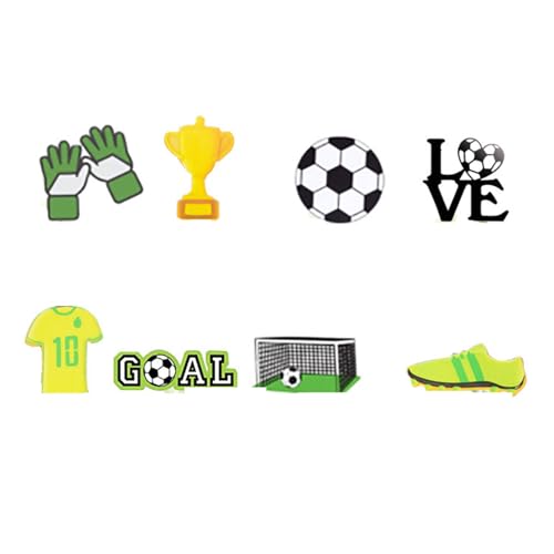 Set Von 8 Fußballspielkuchen Pick Stylish Cupcake Insert Card Decoration Für Fußballthemenpartys Und Versammlungen Set Von 8 Fußballspielkuchen Pick Stylish Cupcake Insert Card Decoration Für Fußballthemenpartys Und Versammlungen von GMBYLBY