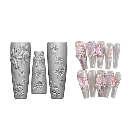 Silikon-Nagelkunst-Stempelform, einfach zu verwendende Nagelstempelform für professionelle Maniküristen und Enthusiasten, Schmuckwerkzeug, Maniküre, Prägewerkzeuge Silikon-Nagelkunst-Stempelform, einfach zu verwendende Nagelstempelform für professionelle Maniküristen und Enthusiasten, Schmuckwerkzeug, Maniküre, Prägewerkzeuge von GMBYLBY