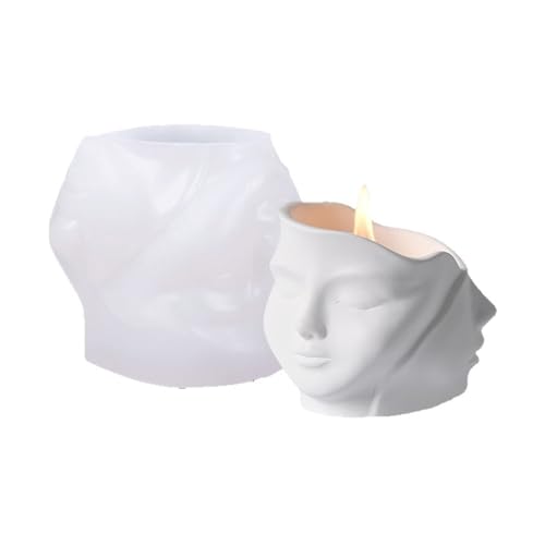 Silikonform zum einfachen Entformen, dekorative Behälterformen, geeignet für Epoxidharz, Beton, Handwerk, Gesichtspflanzgefäß, Silikonform Silikonform zum einfachen Entformen, dekorative Behälterformen, geeignet für Epoxidharz, Beton, Handwerk, Gesichtspflanzgefäß, Silikonform von GMBYLBY