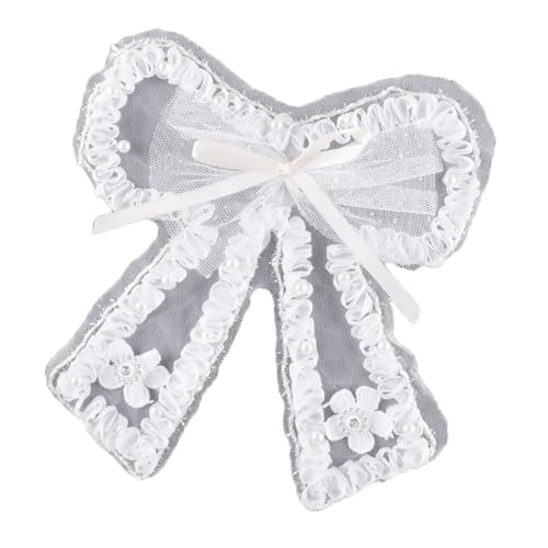 Spitzen-Aufnäher mit Schleife, bestickt, Schleifen, Applikationen für Taschen, Kleidung, Haarspangen, Dekoration von GMBYLBY