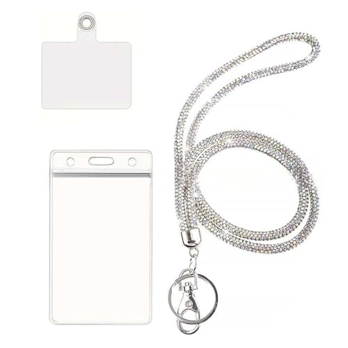 Strasssteine ​​Lanyard Mit Abzeichenkartenhalter Für Arztschwester 2.64x4.57in Klarer Vertikaler Kartenhalter Mit Lanyard Halskette von GMBYLBY