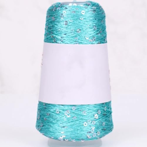 100g Pailletten stich Garn linie Garne Hand häkel fäden Parfter Strick pullover Kleidung Gewinde Pailletten für Handarbeiten 20 von GMDNS