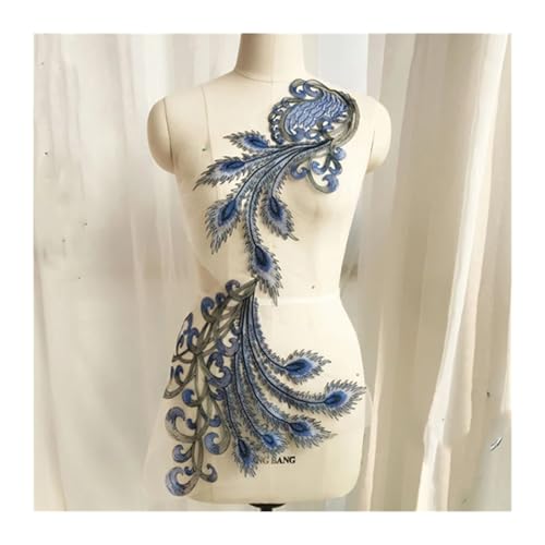 Blumen Zum AufbüGeln Kleidung Gold Pailletten Blume Patch Applique Spitze Stoff Nähen Kleid Stickerei DIY Handarbeit Patches(NICKEL) von GMGQJST