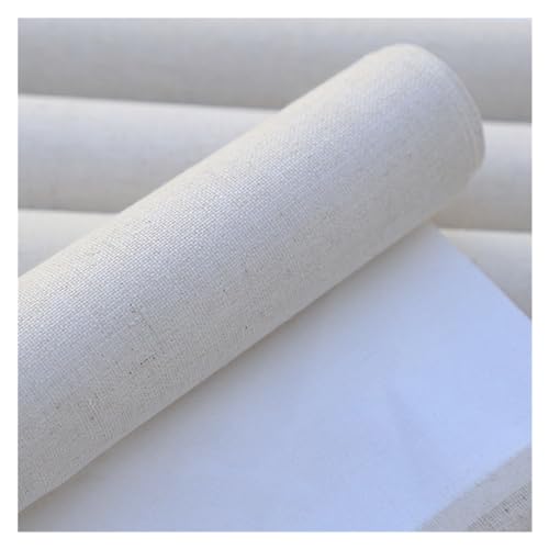 GMGQJST Leere Leinwandrolle Professionelle Leere Leinwand-Malschicht, Acryl-Ölgemälde, Leinwand, Leinenmischung, grundiert, Kunstbedarf for Künstler, 1 m, eine Rolle(Width 78cm) von GMGQJST