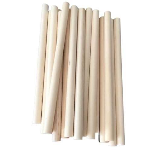 HolzstäBe Zum Basteln 10 stücke Unfinished Hartholz Handwerk Holz Sticks Zauberstab Machen Sticks for Handwerk Und DIY von GMGQJST