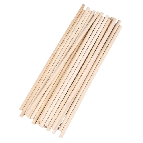 HolzstäBe Zum Basteln 20-50 stücke 30cm Runde Holz Sticks DIY Handgemachte Handwerk Machen Gebäude Modell(8x300mm-20pcs) von GMGQJST