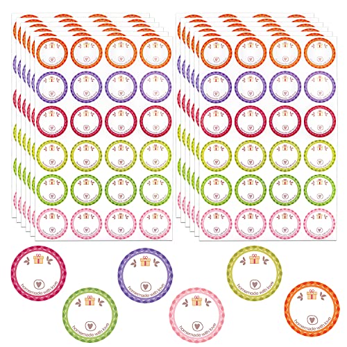 Marmeladen Etiketten Selbstklebend 600 Stück Etiketten Marmeladengläser Kraftpapier Aufkleber Rund Geschenksticker Marmeladen Etiketten Selbstklebend 600 Stück Etiketten Marmeladengläser Kraftpapier Aufkleber Rund Geschenksticker von GMMG