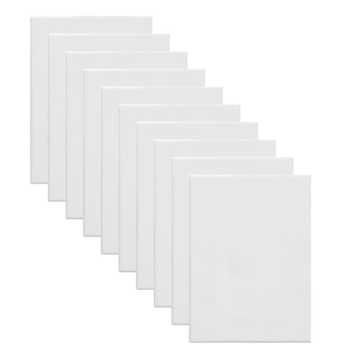10er Pack Leinwände auf Keilrahmen 40 x 50 cm – ehemals Malen nach Zahlen, mit vorhandenen Konturen, ideal zum Übermalen oder Grundieren, Leinwand, Canvass 10er Pack Leinwände auf Keilrahmen 40 x 50 cm – ehemals Malen nach Zahlen, mit vorhandenen Konturen, ideal zum Übermalen oder Grundieren, Leinwand, Canvass von GMMH