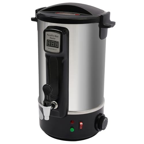 GMSLuu Elektrischer Wachsschmelzer, 8L Edelstahl 1100W 30-100°C LED-Anzeige GMSLuu Elektrischer Wachsschmelzer, 8L Edelstahl 1100W 30-100°C LED-Anzeige von GMSLuu
