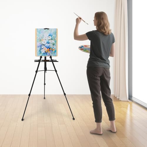 Höhenverstellbare Stativstaffelei, 51-153 cm für Leinwände bis 70 cm mit Tragetasche Höhenverstellbare Stativstaffelei, 51-153 cm für Leinwände bis 70 cm mit Tragetasche von GMSLuu
