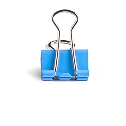 Binder-Clips, Foldback-Metallklammern, Büroklammern, 15/19/25/32/41/51 mm, schwarze Griffklemmen, Büro, Schule, Papier-Dokumentenclips für Büro (25 mm, 48 Stück) von GMVZGQW