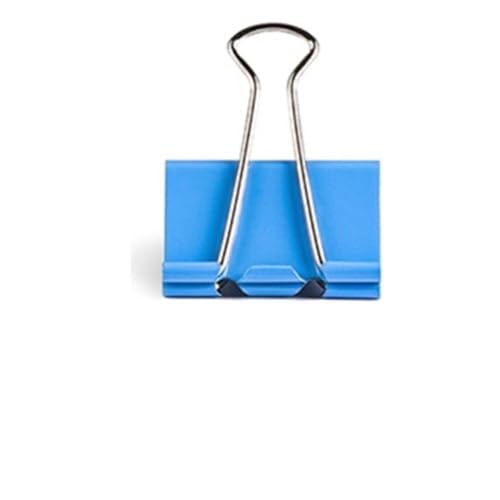 Binder-Clips, Foldback-Metallklammern, Büroklammern, 15/19/25/32/41/51 mm, schwarze Griffklemmen, Büro, Schule, Papier-Dokumentenclips für Büro (32 mm, 24 Stück) von GMVZGQW