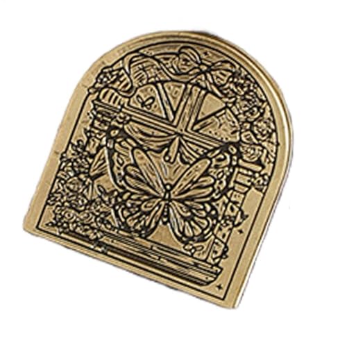 Binder-Clips aus Metall, Buchbinder-Clip, Vintage-Büroklammer, Vintage-Seitenklammer, Reisende, Studenten, Schreibwaren, dekorativer Rechnungsbinder für Buchliebhaber für Büro (Stil 3) von GMVZGQW