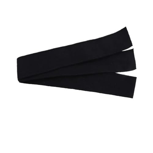 Elastische Bündchen, gerippte Borten, 4 x 80 cm, hoher Stretch, gestrickter Baumwollstoff, T-Shirt-Ausschnitt, elastische Kragenbündchen, Besatz für Bekleidungszubehör, Stoff (Farbe 01) von GMVZGQW