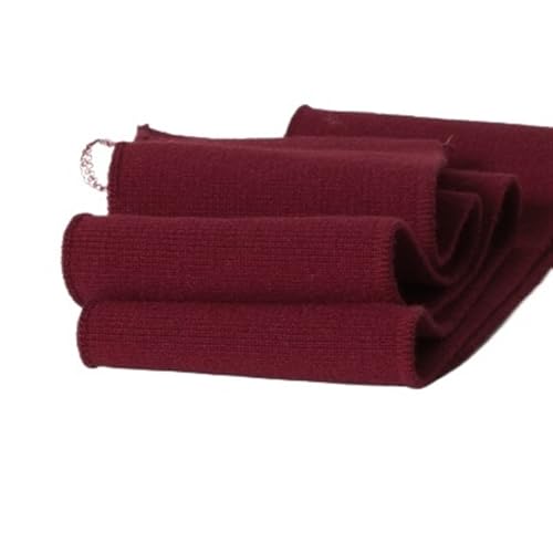 Elastische Bündchen, gerippte Bündchen, hohe Dehnbarkeit, einfarbig, gestrickter Rippenbesatz, Stoff für DIY-Manschette, Saum, Kragen, T-Shirt, Baseball, Kleidung, Uniformen, Weinrot, 3,5 x 80 cm Elastische Bündchen, gerippte Bündchen, hohe Dehnbarkeit, einfarbig, gestrickter Rippenbesatz, Stoff für DIY-Manschette, Saum, Kragen, T-Shirt, Baseball, Kleidung, Uniformen, Weinrot, 3,5 x 80 cm von GMVZGQW