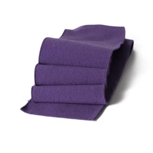 Elastische Bündchen, gerippte Bündchen, hohe Dehnbarkeit, einfarbig, gestrickter Rippenbesatz, Stoff für selbstgemachte Manschette, Saum, Kragen, T-Shirt, Baseball, Kleidung, Uniformen (lila, 3,5 x 80 Elastische Bündchen, gerippte Bündchen, hohe Dehnbarkeit, einfarbig, gestrickter Rippenbesatz, Stoff für selbstgemachte Manschette, Saum, Kragen, T-Shirt, Baseball, Kleidung, Uniformen (lila, 3,5 x 80 von GMVZGQW