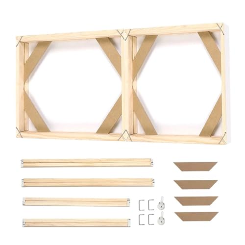 GMVZGQW Holz-Bilderrahmen, großer Holzrahmen für Leinwandbilder, individuelles Bilderrahmen-Set, DIY-Diamant-Malrahmen, Wandposter, gerahmt für die Präsentation von Fotos (Höhe 180 cm, Breite 60 cm) von GMVZGQW