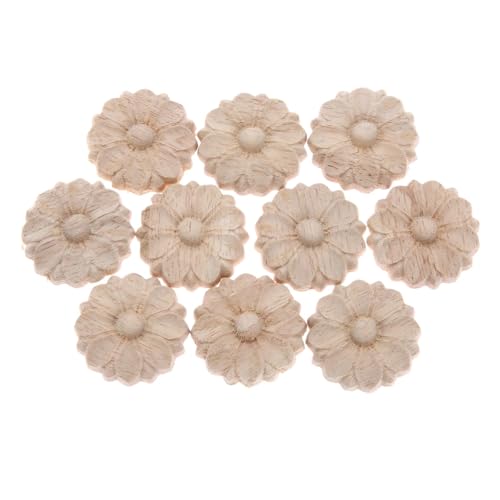 Holzapplikationen Onlays 10 Stück 3 cm Holz geschnitzt Eckrahmen Applikation Onlay Aufkleber Runde Blume Schnitzerei Handwerk Aufkleber für Zuhause Schrank Tür Kommode Bett Dekor für Schrank Holzapplikationen Onlays 10 Stück 3 cm Holz geschnitzt Eckrahmen Applikation Onlay Aufkleber Runde Blume Schnitzerei Handwerk Aufkleber für Zuhause Schrank Tür Kommode Bett Dekor für Schrank von GMVZGQW