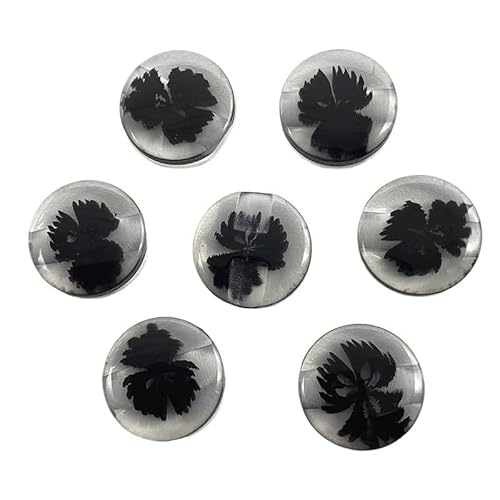 Knöpfe in Bonbonfarben, für Kleidung, Hemden, handdekoriert, Bastelzubehör (Farbe 02, 12 mm (50 Stück)) von GMVZGQW