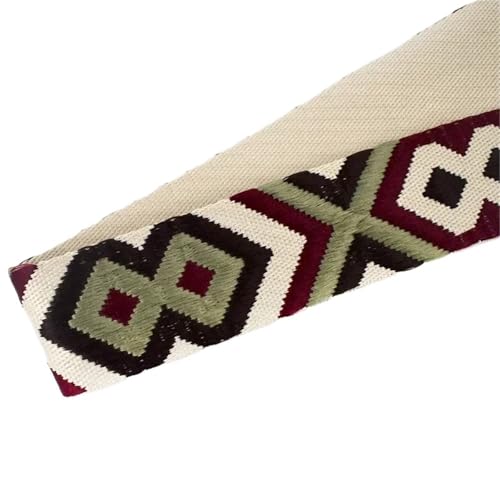 Köperband, 2/5/10 m, 38/50 mm, ethnisches Gurtband, vielseitiges Band, Tasche, Schultergurt, Kleidergürtel, Nähzubehör für Heimwerker (Farbe 12–50 mm, 10 m) von GMVZGQW