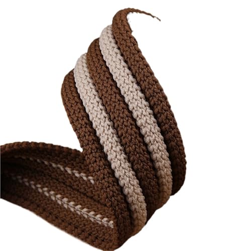 Köperband, 4,5 m, 35 mm, Strickstreifen, bunte Bänder, Haarschleifen, DIY, Handwerk, handgefertigtes Zubehör, Kleidung, Schuhe, Hüte, Materialien für Heimwerker (Farbe 08) von GMVZGQW