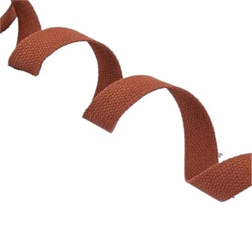 Köperband, 5 m, 25 mm, Segeltuchband, Gürteltasche, verdicktes Baumwollgewebe, Segeltuch, Gurtband, Rucksack, Umreifung, Nähtasche, Gürtel, Zubehör für Heimwerker (Farbe 14) von GMVZGQW