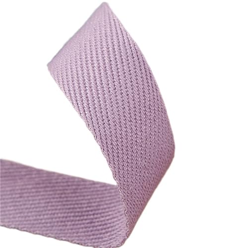 Köperband, Baumwoll-Leinenband, 38 mm, 25 mm, 10 mm, handgefertigtes Klebeband, DIY-Haarschleife, Zubehör, Verpackungsband, 9,1 m für Heimwerker, Lila, 10 mm von GMVZGQW