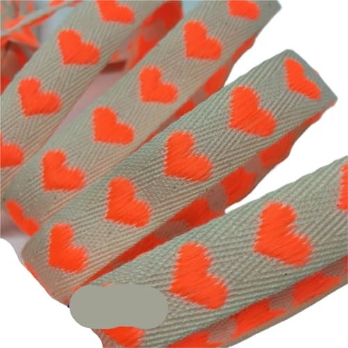 Köperband, Baumwollband, 1,6 cm, 4,5 m, für Geschenke, Blumenverpackung, handgefertigt, Handwerk, Weihnachten, Hochzeit, Party, Dekoration für DIY (Farbe 14) von GMVZGQW