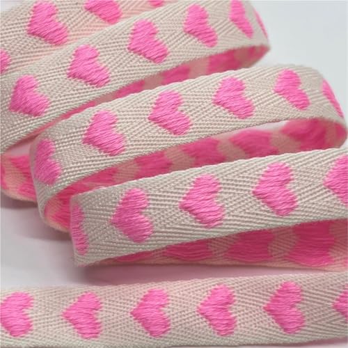 Köperband, Baumwollband, 1,6 cm, 4,5 m, für Geschenke, Blumenverpackung, handgefertigt, Handwerk, Weihnachten, Hochzeit, Party, Dekoration für DIY (Farbe 22) von GMVZGQW