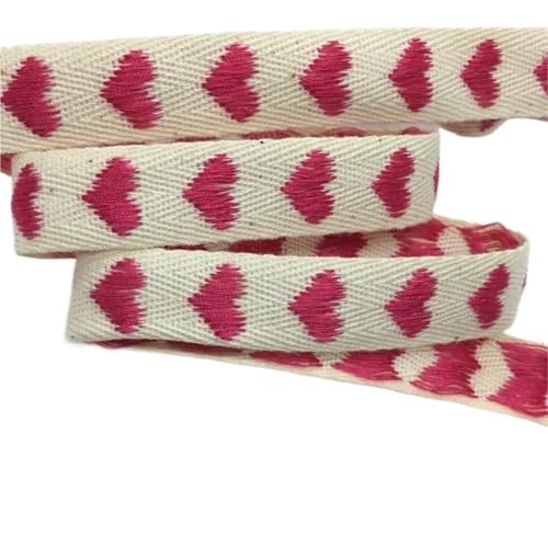 Köperband, Baumwollband, 1,6 cm, 4,5 m, für Geschenke, Blumenverpackung, handgefertigt, Handwerk, Weihnachten, Hochzeit, Party, Dekoration für DIY (Farbe 25) von GMVZGQW