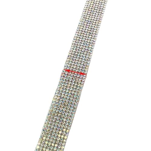 Kristall-Strass-Kette, 91 cm, Hotfix, Strassband, Applikationen zum Aufbügeln, für Kleider, Schuhe, Verzierung zum Nähen von Schuhen, ab 2 cm Kristall-Strass-Kette, 91 cm, Hotfix, Strassband, Applikationen zum Aufbügeln, für Kleider, Schuhe, Verzierung zum Nähen von Schuhen, ab 2 cm von GMVZGQW