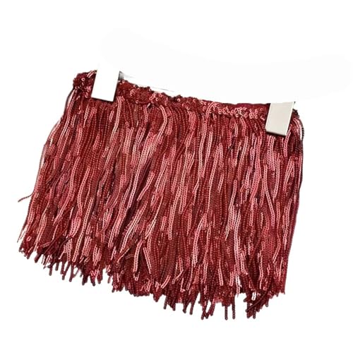 Quasten-Nähborte 17 cm, Pailletten, Fransenquaste, Spitze, Bühnenkleidung, Vorhangdekoration, Fransen für Kleider, Kleidung, Nähzubehör für lateinamerikanische Kleider, Farbe: 12,17 cm, 4 m Quasten-Nähborte 17 cm, Pailletten, Fransenquaste, Spitze, Bühnenkleidung, Vorhangdekoration, Fransen für Kleider, Kleidung, Nähzubehör für lateinamerikanische Kleider, Farbe: 12,17 cm, 4 m von GMVZGQW