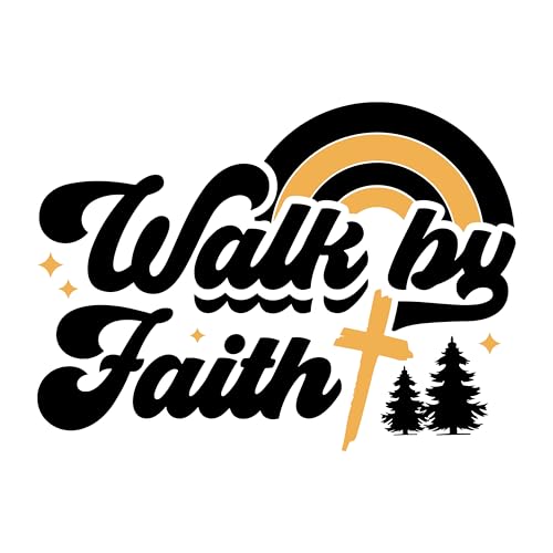 Aufnäher "Walk by Faith", 7,6 cm, Jesus Bibelvers, religiös, katholisches Vertrauen in Gott, zum Aufbügeln oder Aufnähen, Stickerei, Stoffapplikation für Trucker, Hüte, Kleidung, Rucksack, DIY-Zubehör Aufnäher "Walk by Faith", 7,6 cm, Jesus Bibelvers, religiös, katholisches Vertrauen in Gott, zum Aufbügeln oder Aufnähen, Stickerei, Stoffapplikation für Trucker, Hüte, Kleidung, Rucksack, DIY-Zubehör von GNAART