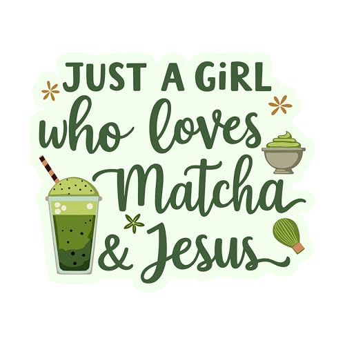 Aufnäher mit Aufschrift "Just A Girl Who Loves Matcha Jesus", 7,6 cm, gemütlich, christlicher Matcha-Liebhaber, religiöse Bibel, zum Aufbügeln oder Aufnähen, Stoffapplikation für Trucker, Hüte Aufnäher mit Aufschrift "Just A Girl Who Loves Matcha Jesus", 7,6 cm, gemütlich, christlicher Matcha-Liebhaber, religiöse Bibel, zum Aufbügeln oder Aufnähen, Stoffapplikation für Trucker, Hüte von GNAART