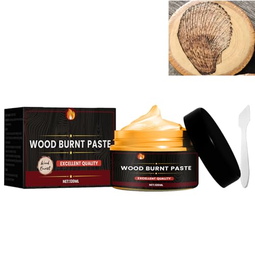 GNAUMORE Holzbrennpaste,Einfach Aufzutragende Brennpaste,Multifunktionales DIY Brandmalerei Zubehör,DIY Brandmalerei-Zubehör für DIY Holzmalerei,Holzbrennpaste für Holz und Basteln GNAUMORE Holzbrennpaste,Einfach Aufzutragende Brennpaste,Multifunktionales DIY Brandmalerei Zubehör,DIY Brandmalerei-Zubehör für DIY Holzmalerei,Holzbrennpaste für Holz und Basteln von GNAUMORE