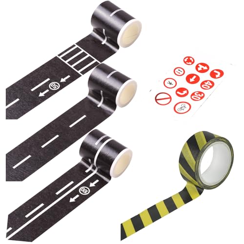 GNAUMORE Road Washi Tape,Road Tape,Road Tape Children,Road Tape Railway,Road Sign Sticker,Trains Railway Tape,DIY Motorway Tape,For Children Vehicle,Track Road Tape,Kid Learning Adhesive Tape 5PC GNAUMORE Road Washi Tape,Road Tape,Road Tape Children,Road Tape Railway,Road Sign Sticker,Trains Railway Tape,DIY Motorway Tape,For Children Vehicle,Track Road Tape,Kid Learning Adhesive Tape 5PC von GNAUMORE