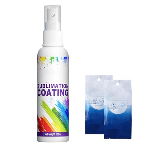 GNAUMORE Sublimationsspray,Sublimation Coating Spray,Sublimation Polyester Spray,Sublimationsspray für T-Shirt,Sublimation für Hemden,100ml,inklusive Kleidung Fleckenentfernung Feuchttücher GNAUMORE Sublimationsspray,Sublimation Coating Spray,Sublimation Polyester Spray,Sublimationsspray für T-Shirt,Sublimation für Hemden,100ml,inklusive Kleidung Fleckenentfernung Feuchttücher von GNAUMORE