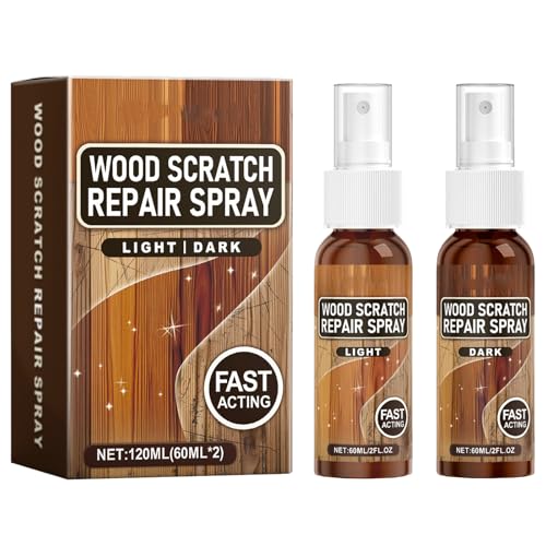 Laminatboden Kratzer Entferner,Laminat Reparaturset,Parkett Ausbessern,Möbelpflege,Reparatur Laminat Kratzer Politur Parkett Ausbessern 60ML 2 Pezzi von GNAUMORE