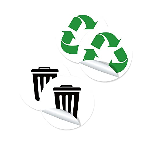 Mülleimer-Aufkleber,Müllklassifizierung Recycling-Etiketten-Aufkleber,Umwelt GrünRecycelbar Nicht Recycelbar Schild Aufkleber,Abfalleimer Mülleimer Etiketten Mülleimer-Aufkleber,Müllklassifizierung Recycling-Etiketten-Aufkleber,Umwelt GrünRecycelbar Nicht Recycelbar Schild Aufkleber,Abfalleimer Mülleimer Etiketten von GNAUMORE