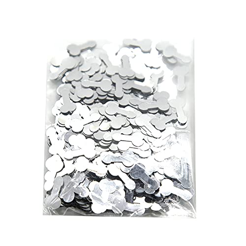 GNGR Penisse geformt Seidenpapier Tisch Punkte für Hochzeit Geburtstag Party Dekoration Sexy Form Bar Nachtclub Junggesellenabschied PVC Dekorpapier Eventkleid Für Damen Sommer (E, One Size) von GNGR