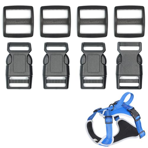 GNHG 4 Stück Steckschnallen für 25 mm Breite Gurtbänder,Fahrradhelm Verschluss,Steckschnallen Klickverschluss,Rucksack Schnalle Ersatz,Ersatz Steckverschluss,Rucksack Gurtschnalle GNHG 4 Stück Steckschnallen für 25 mm Breite Gurtbänder,Fahrradhelm Verschluss,Steckschnallen Klickverschluss,Rucksack Schnalle Ersatz,Ersatz Steckverschluss,Rucksack Gurtschnalle von GNHG